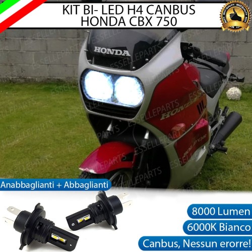 Coppia Lampade H4 LED 8000 Lumen per HONDA CBX 750 1985-1988