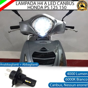 Coppia Lampade H4 LED 8000 Lumen per HONDA PS i 150 2006-2012 Coppia Lampade H4 LED 8000 Lumen per HONDA PS i 150 2006-2012