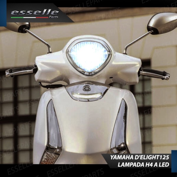 Lampada Singola H4 LED 4000 Lumen per YAMAHA D'Elight 125 2017-2020