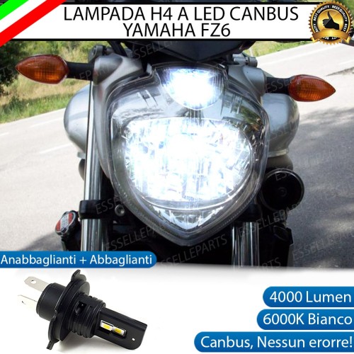 Lampada Singola H4 LED 4000 Lumen per YAMAHA FZ6 2007-2011 S2