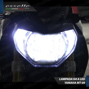 Lampada Singola H4 LED 4000 Lumen per YAMAHA MT-09 2013-2015