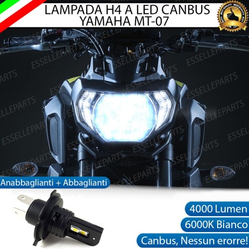 Lampada Singola H4 LED 4000 Lumen per YAMAHA MT-07 2018-2020