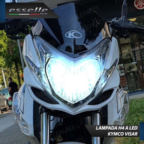 Lampada Singola H4 LED 4000 Lumen per KYMCO Visar 125 2020