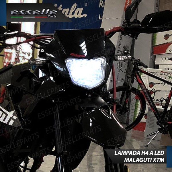 Lampada Singola H4 LED 4000 Lumen per MALAGUTI XTM 50 2019-2020