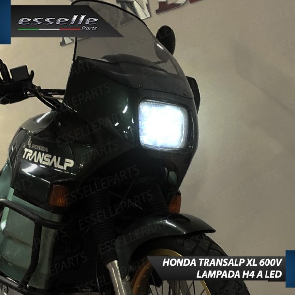 Lampada Singola H4 LED 4000 Lumen per HONDA Transalp XL 600V 1991-1993