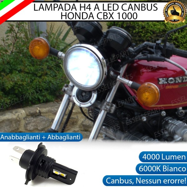 Lampada Singola H4 LED 4000 Lumen per HONDA CBX 1000 1978-1981