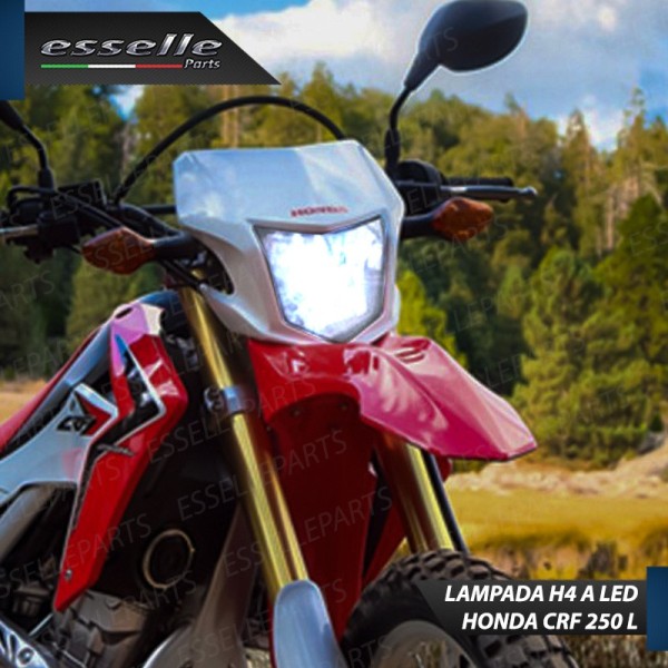 Lampada Singola H4 LED 4000 Lumen per HONDA CRF 250 L 2012-2013