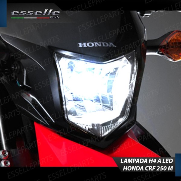 Lampada Singola H4 LED 4000 Lumen per HONDA CRF 250 M 2013-2017