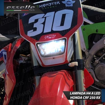 Lampada Singola H4 LED 4000 Lumen per HONDA CRF 250 RX 2019