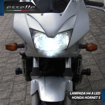 Lampada Singola H4 LED 4000 Lumen per HONDA Hornet 600 S 1999-2001