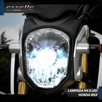 Lampada Singola H4 LED 4000 Lumen per HONDA MSX 125 2013-2015