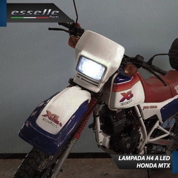 Lampada Singola H4 LED 4000 Lumen per HONDA MTX 125 1983-1987 R Lampada Singola H4 LED 4000 Lumen per HONDA MTX 125 1983-1987 R