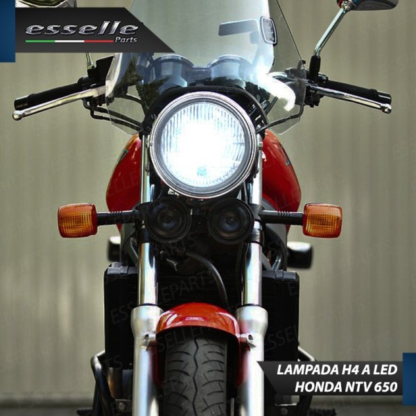 Lampada Singola H4 LED 4000 Lumen per HONDA NTV 650 1988-2001