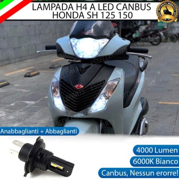 Lampada Singola H4 LED 4000 Lumen per HONDA SH 125 2009-2012 i Lampada Singola H4 LED 4000 Lumen per HONDA SH 125 2009-2012 i