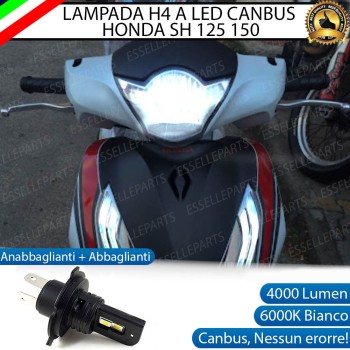Lampada Singola H4 LED 4000 Lumen per HONDA SH 125 2013-2016 Mode Lampada Singola H4 LED 4000 Lumen per HONDA SH 125 2013-2016 Mode