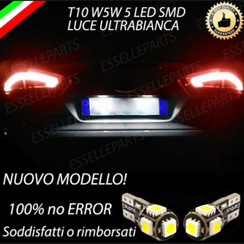 Luci targa 5 LED Canbus