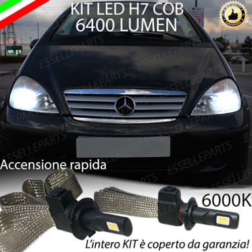 Kit Full LED H7 6400 LUMEN Anabbaglianti MERCEDES CLASSE A W168