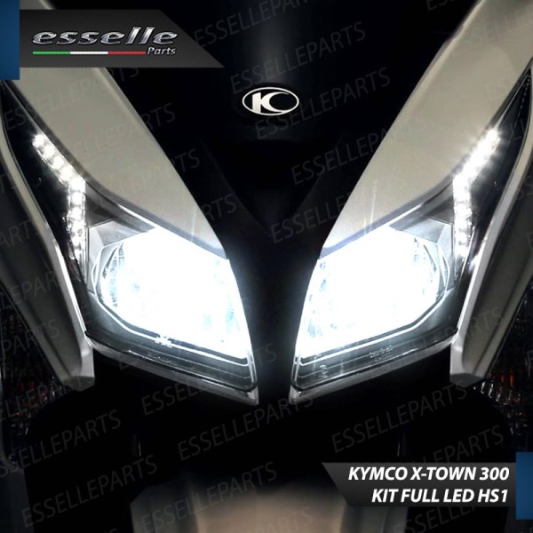 Coppia Lampade HS1 LED 8000 Lumen per KYMCO X-Town 125 2016-2020 CBS