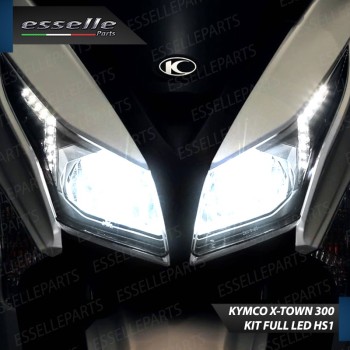 Coppia Lampade HS1 LED 8000 Lumen per KYMCO X-Town 300i 2016-2020 City