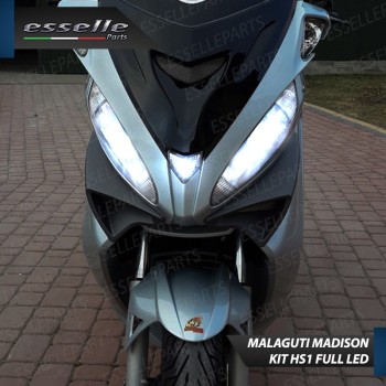 Coppia Lampade HS1 LED 8000 Lumen per MALAGUTI Madison 250 2007-2012 3