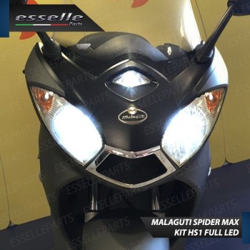 Coppia Lampade HS1 LED 8000 Lumen per MALAGUTI Spider Max 500 2004-2007 GT