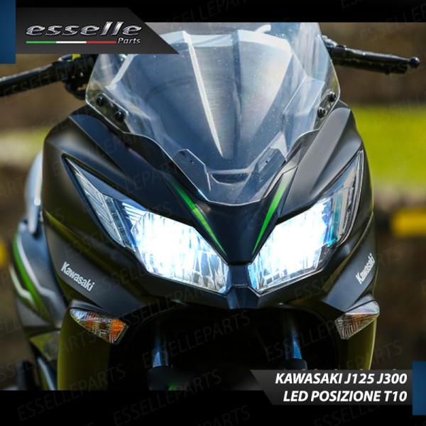 Coppia Lampade HS1 LED 8000 Lumen per KAWASAKI J 300 2017-2021