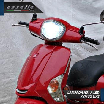 Lampada Singola HS1 LED 4000 Lumen per KYMCO Like 50 2009-2018 4T