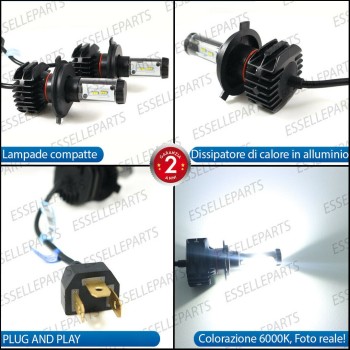 Kit Full LED Lampade H4 18000 LUMEN Honda VFR 750 R 1988-1993 Kit Full LED Lampade H4 18000 LUMEN Honda VFR 750 R 1988-1993