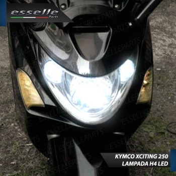 Kit Full LED Lampada H4 9000 LUMEN 6000K KYMCO Xciting 250 2005-2006