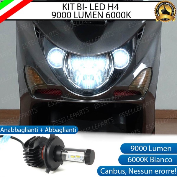 Kit Full LED Lampada H4 9000 LUMEN 6000K KYMCO Xciting 500 2005-2006