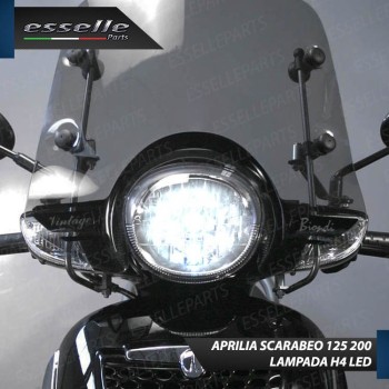 Kit Full LED Lampada H4 9000 LUMEN 6000K Aprilia Scarabeo 125 2007-2012