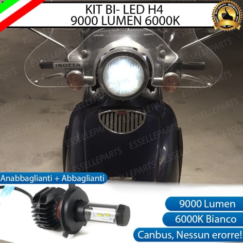 Kit Full LED Lampada H4 9000 LUMEN 6000K Aprilia Scarabeo 150 1999-2000