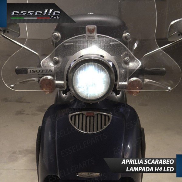 Kit Full LED Lampada H4 9000 LUMEN 6000K Aprilia Scarabeo 250 2004-2007 GT
