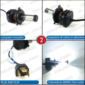 Kit Full LED Lampada HS1 9000 Lumen per KYMCO Movie 150 2001-2006 XL