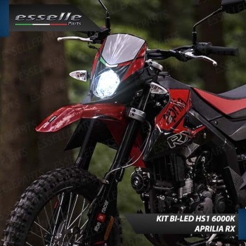 Kit Full LED HS1 9000 LUMEN Anabbagliante Abbagliante Aprilia RX 125 2018-2020