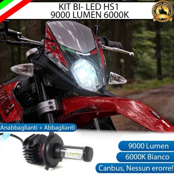 Kit Full LED HS1 9000 LUMEN Anabbagliante Abbagliante Aprilia SX 125 2007-2013