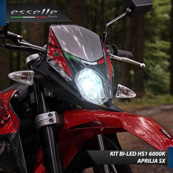 Kit Full LED Lampada HS1 9000 LUMEN Anabbagliante Abbagliante Aprilia SX 50 2006-2017