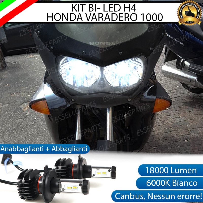 Kit Full LED Lampade H4 18000 LUMEN Anabbagliante Abbagliante Honda Varadero  1000 (2003-2011)