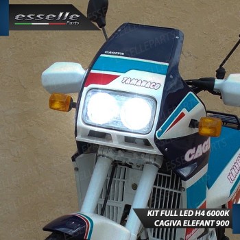 Kit Full LED Lampade H4 18000 LUMEN Cagiva Elefant 900 1990-1993 IE