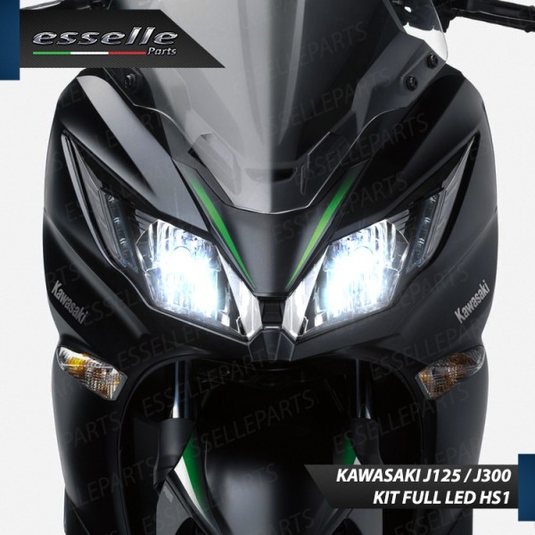 Kit Full LED Coppia HS1 18000 Lumen per KAWASAKI J 300 2014-2016 ABS