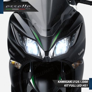 Kit Full LED HS1 18000 Lumen Anabbaglianti Abbaglianti per KAWASAKI J 300 2017-2021