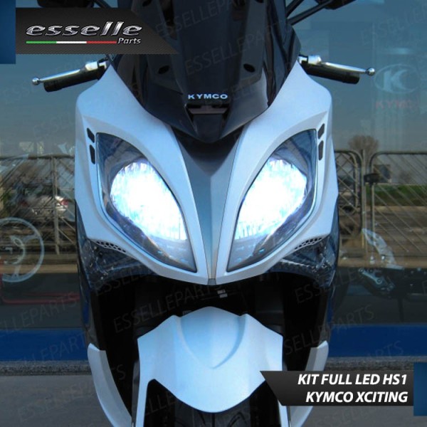 Kit Full LED Coppia HS1 18000 Lumen per KYMCO Xciting 400i 2012-2017 ABS