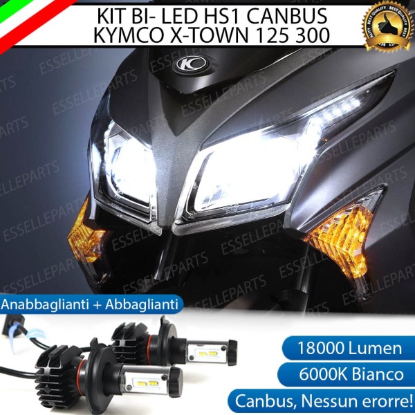 Kit Full LED Coppia HS1 18000 Lumen per KYMCO X-Town 300i 2016-2020 City