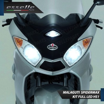 Kit Full LED Coppia HS1 18000 Lumen per MALAGUTI Spider Max 500 2008-2011 GT