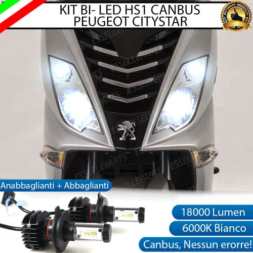 Kit Full LED Coppia HS1 18000 Lumen per PEUGEOT Citystar 200 2011-2012 i