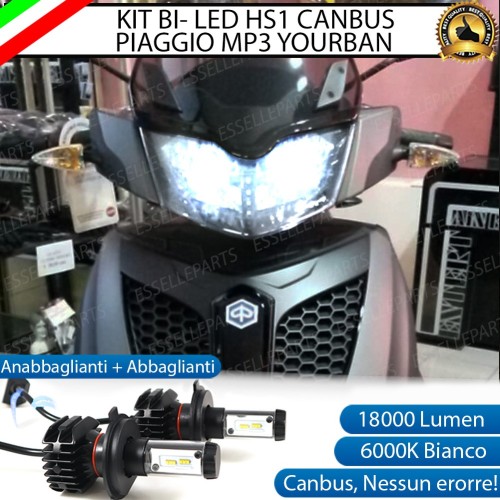 Kit Full LED Coppia HS1 18000 Lumen per PIAGGIO MP3 300 2017-2019 Yourban