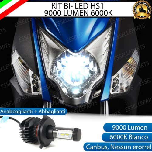 Kit Full LED Lampada HS1 9000 Lumen per KYMCO Agility 200 2008-2016 R16