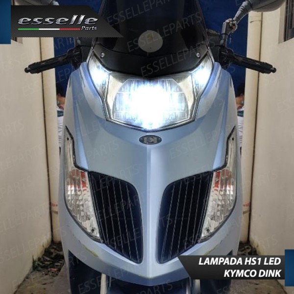 Kit Full LED HS1 9000 Lumen Anabbaglianti Abbaglianti per KYMCO Dink 50 2007-2013