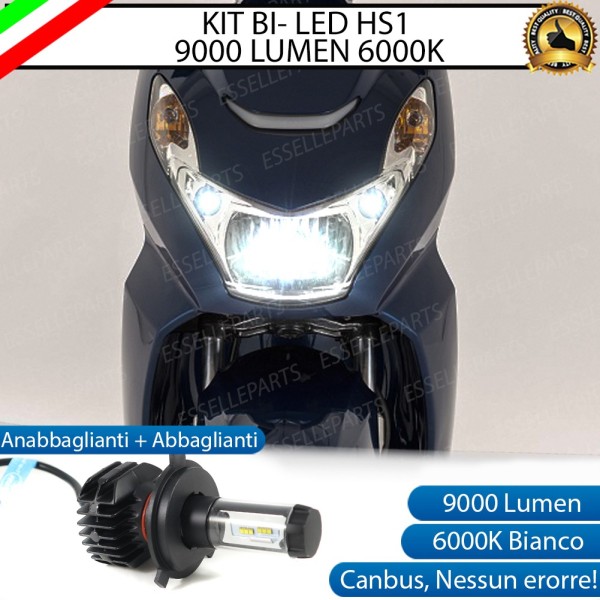 Kit Full LED Lampada HS1 9000 Lumen per PEUGEOT Kisbee 50 2019-2020 4t