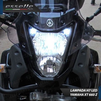 Lampada Singola Anabbagliante LED H7 3000 Lumen per Yamaha XT 660 2008-2016 Z Tenere'
